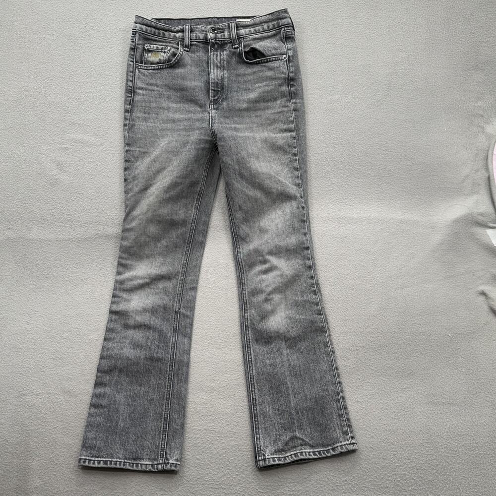 Rag & Bone Jeans Womens 26 Gray Flare Leg Stretch‎ Denim W2015447VON VON Wash